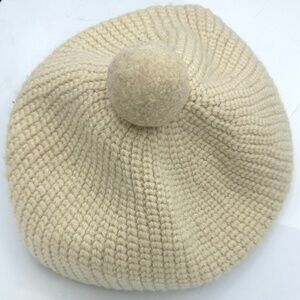 Marc Jacobs Vintage Cream Wool Beret